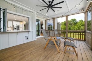 how to protect outdoor ceiling fan from wind?