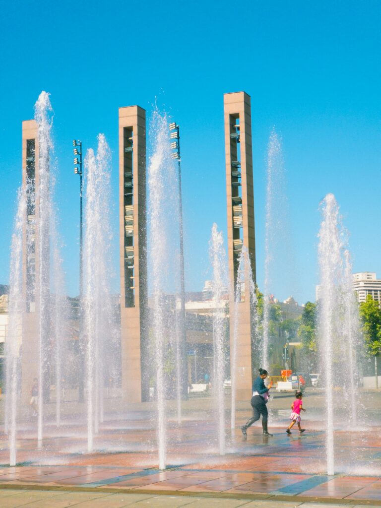 outdoor fountains best material