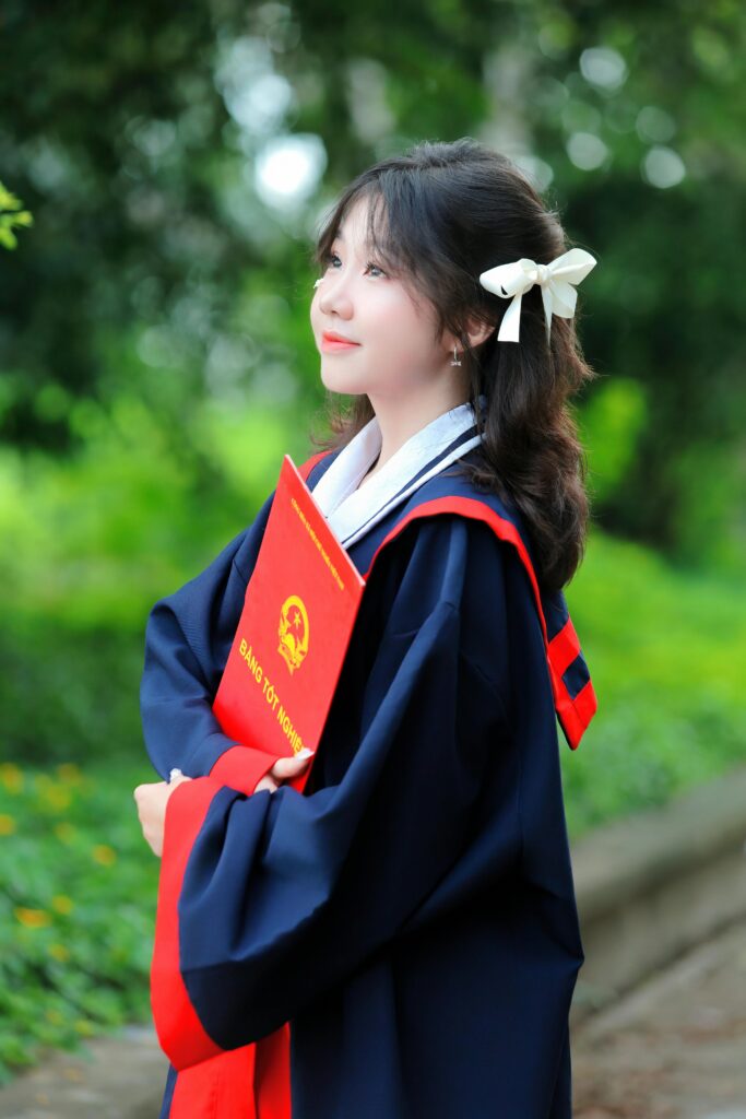 dressing up for Outdoor High School Graduation