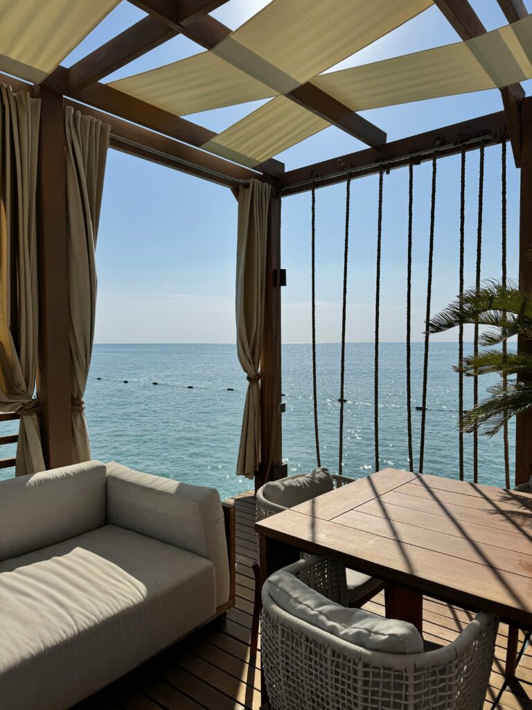 keeping outdoor curtains from blowing in the wind