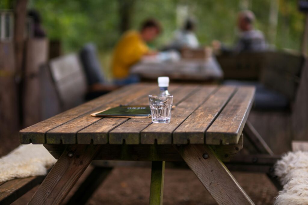 best material to use in outdoor table